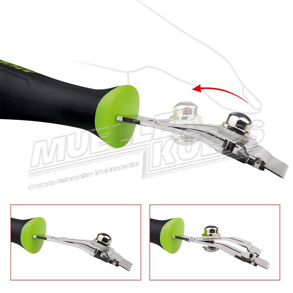 Scheermes-schraper 400 mm met snel sluiting - Mueller-Werkzeug-Benelux