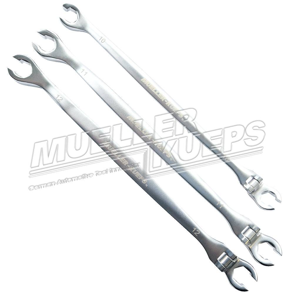 XL- Remleiding sleutelset 3 delen 10, 11, 12 mm - Mueller-Werkzeug-Benelux