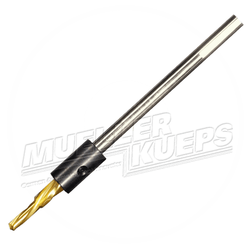 Speciale linkse boor 9x180mm voor gloeibougie - Mueller-Werkzeug-Benelux