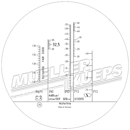 Multi refractometer AD BLUE - Mueller-Werkzeug-Benelux