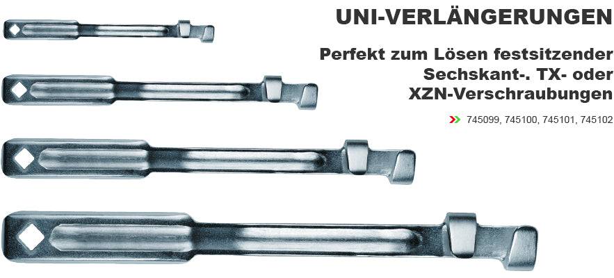 Universele sleutelverlenger mini - Mueller-Werkzeug-Benelux