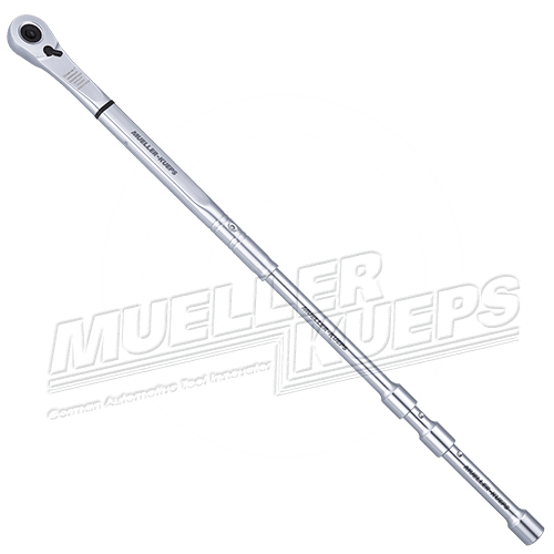 3/4" Verlengratel 120 tand met verlengstukken - Mueller-Werkzeug-Benelux