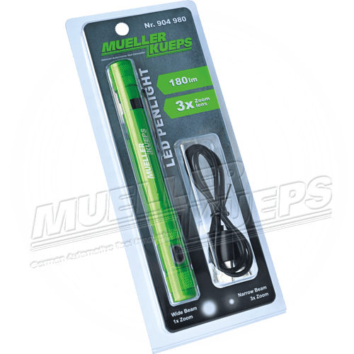 Oplaadbare Led penlicht verkoop display - Mueller-Werkzeug-Benelux