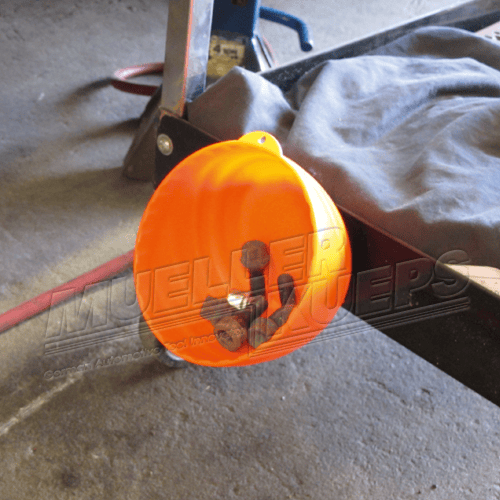 Schalen voor onderdelen met magneet Oranje - Mueller-Werkzeug-Benelux