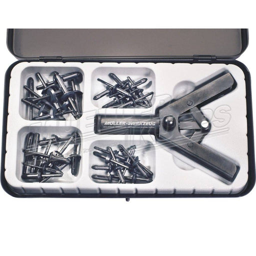 Plastic popnagelset - Mueller-Werkzeug-Benelux