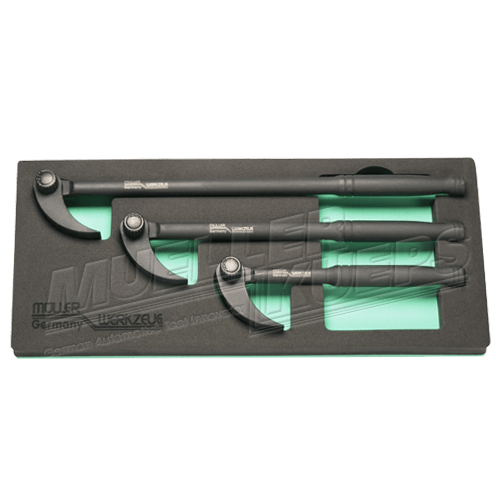 Breekijzerset verstelbare kop 3-delig - Mueller-Werkzeug-Benelux