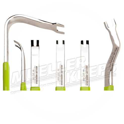 Clip demonteer set - Mueller-Werkzeug-Benelux
