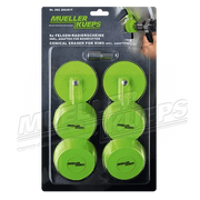 Plakgewicht verwijderschijf set conisch, 6 stuks met adapter - Mueller-Werkzeug-Benelux