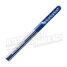 Hardmetaal frees 3mm bal cilinder 3 stuks - Mueller-Werkzeug-Benelux