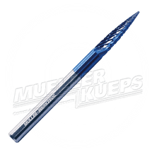 Hardmetaal frees 3mm punt 3 stuks - Mueller-Werkzeug-Benelux