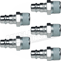 Nippel 1/2" gehard staal buitendraad (5 stuks) - Mueller-Werkzeug-Benelux