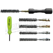 Wielbout draad reinigingsset met magnetisch houder M12 + M14 - Mueller-Werkzeug-Benelux