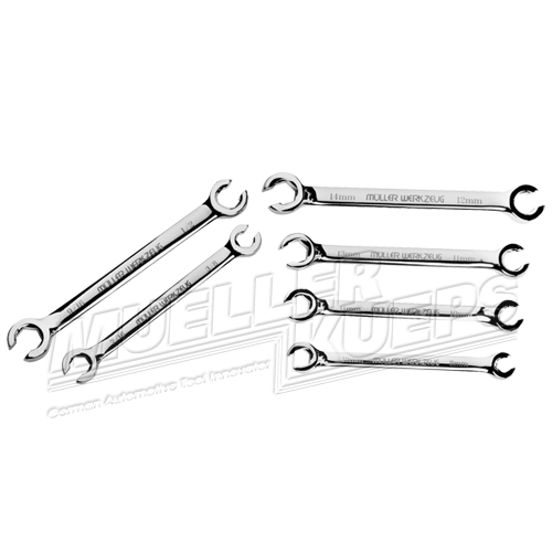 Open ring spanner set