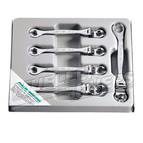 Brake line wrench set