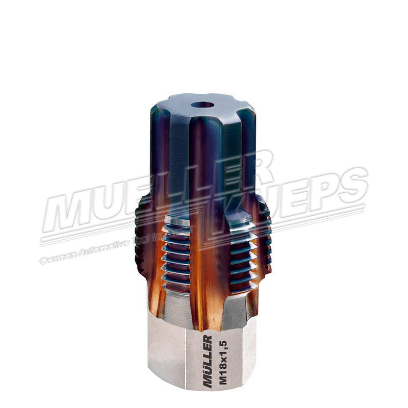 Sensor draadtap M18x1.5 extra kort t.b.v. Lambda sonde - Mueller-Werkzeug-Benelux