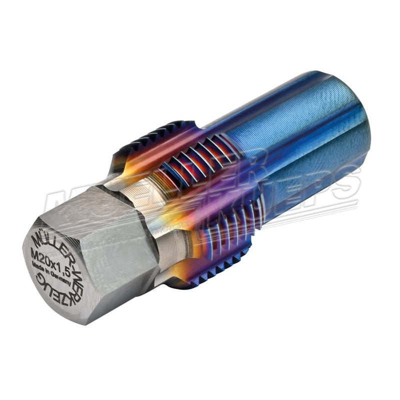 NOX Sensor draad hersteltap M20x1.5 met geleiding extra kort - Mueller-Werkzeug-Benelux