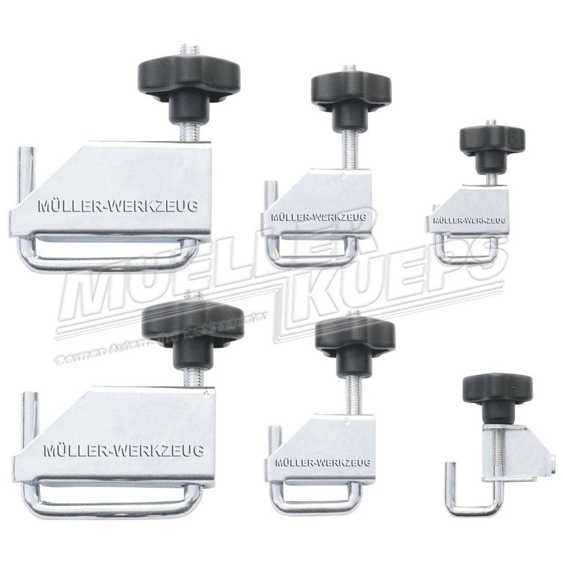Slangklem set 6 delig - Mueller-Werkzeug-Benelux