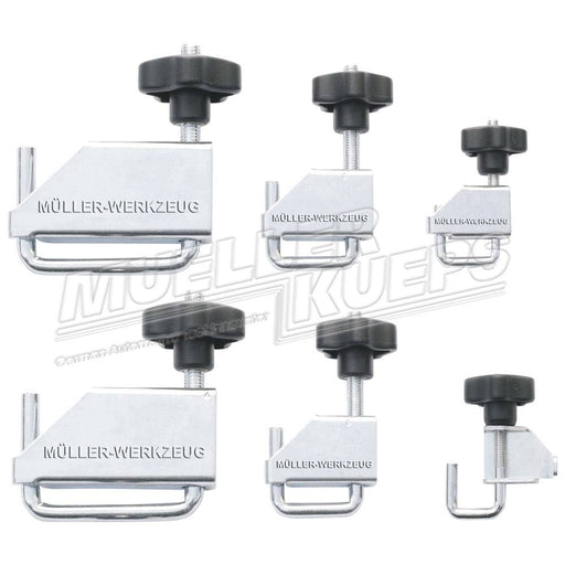 Slangklem set 6 delig - Mueller-Werkzeug-Benelux
