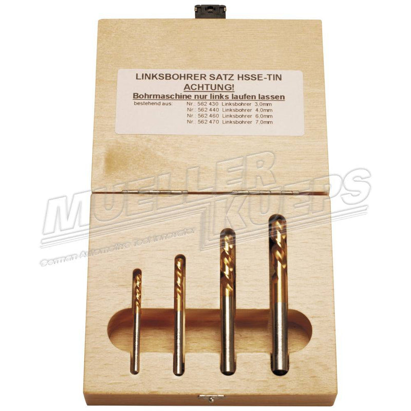 Linkse boorset kort - Mueller-Werkzeug-Benelux
