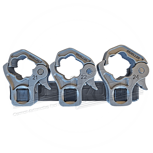 Sensor- en leidingsleutelset op rail 21- 22m - 24mm - Mueller-Werkzeug-Benelux