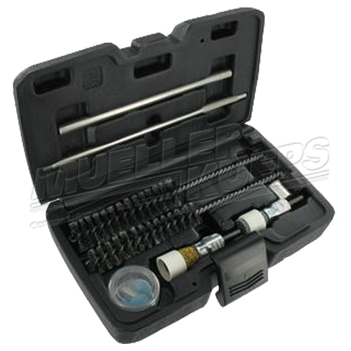 Injector shaft and hole cleaning kit