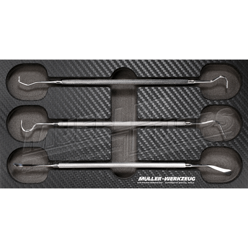 Montage pickset 3 delig universeel - Mueller-Werkzeug-Benelux