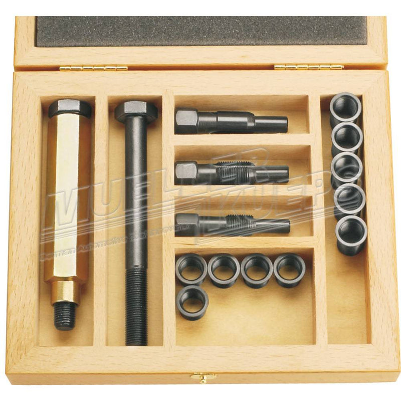 Gloeibougie-draad-reparatieset M9x1,0 - Mueller-Werkzeug-Benelux