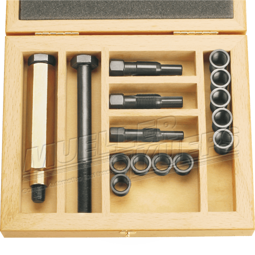 Gloeibougie draad reparatieset M10x1 - Mueller-Werkzeug-Benelux