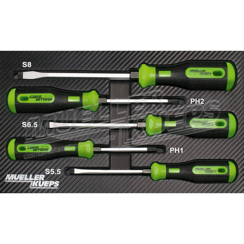 Schroevendraaier set 5 delen - Mueller-Werkzeug-Benelux