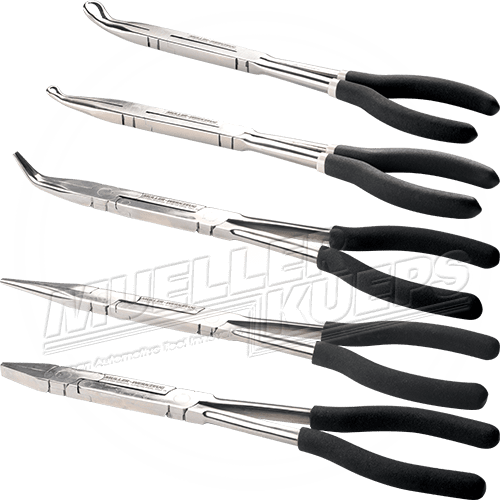 Dubbel-scharnier tangset 5 delig - Mueller-Werkzeug-Benelux