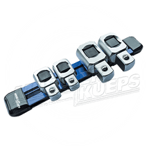 90° Adapter set 4 delen op rail 3/8" en 1/2" - Mueller-Werkzeug-Benelux