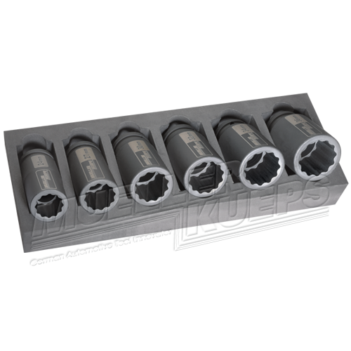 Impact socket set 3/4" 12 side