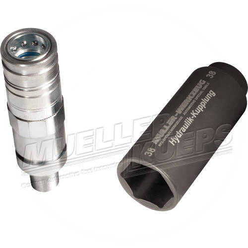 Speciaaldop hydraulische koppelingen 38x1/2" - Mueller-Werkzeug-Benelux