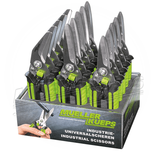 Set scharen in verkoop display 15st - Mueller-Werkzeug-Benelux