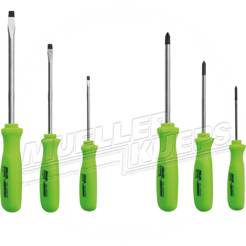 ECO-Line schrevendraaierset 6 delen 6 delen - Mueller-Werkzeug-Benelux