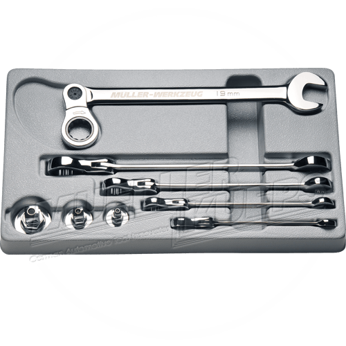 Verstelbare combi ratel - Mueller-Werkzeug-Benelux