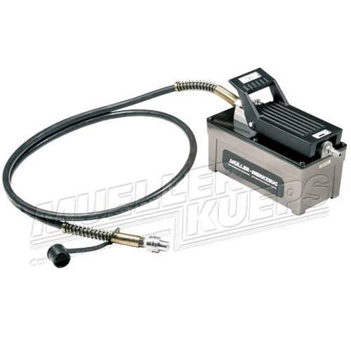 Pneumatische+hydraulische voetpomp - Mueller-Werkzeug-Benelux