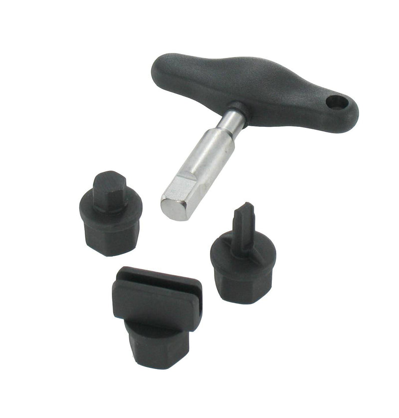 Dopsleutelset voor plastic aftap pluggen VAG-FORD-BMW-PSA - Mueller-Werkzeug-Benelux