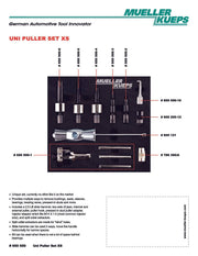 Trekkerset uni XS - Mueller-Werkzeug-Benelux