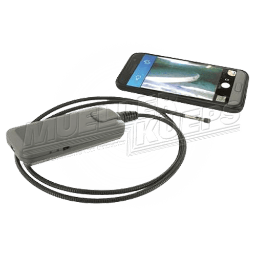 Videoscoop met 2 camera's op WIFI met schakelsonde - Mueller-Werkzeug-Benelux