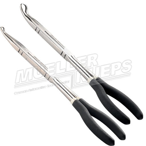 Dubbel scharnier Tang set 2 stuks rond 6mm + 12mm 45° - Mueller-Werkzeug-Benelux